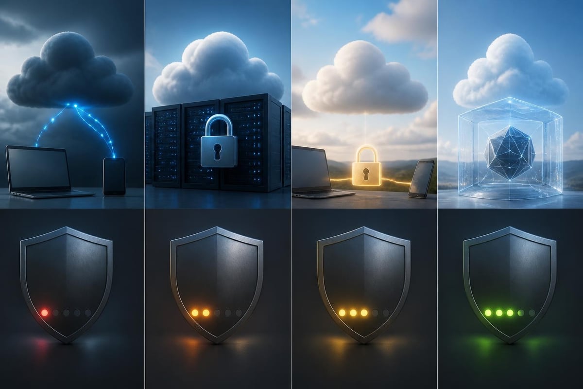 Verschlüsselungsmethoden Cloud-Dienste