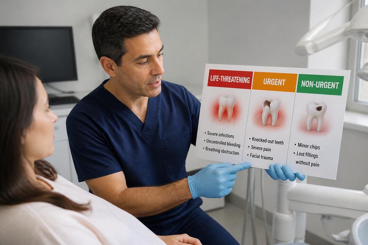 Types of dental emergencies