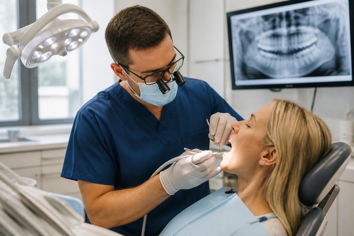 Emergency dental treatment process