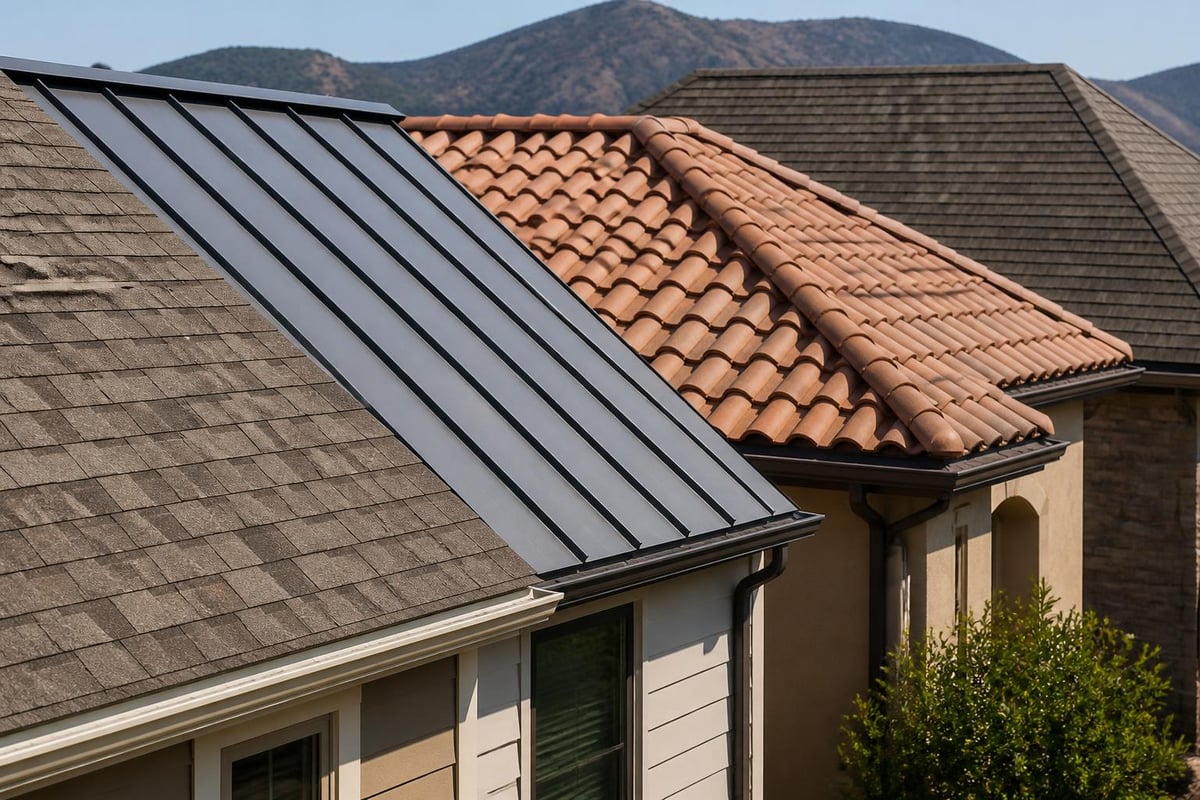 Roofing material comparison
