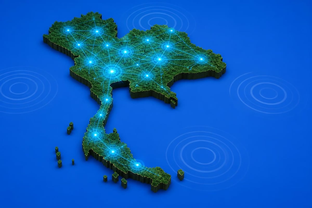 Thailand mobile network coverage map