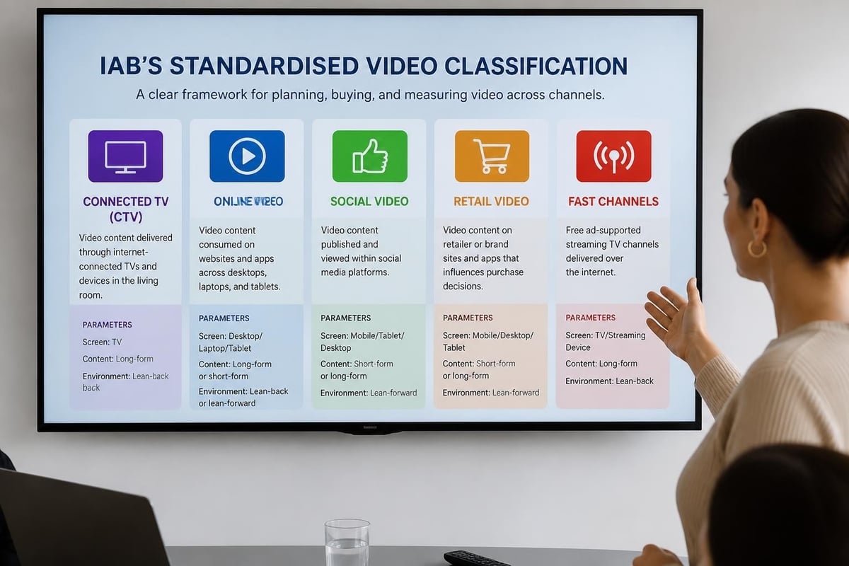 Ads media taxonomy framework