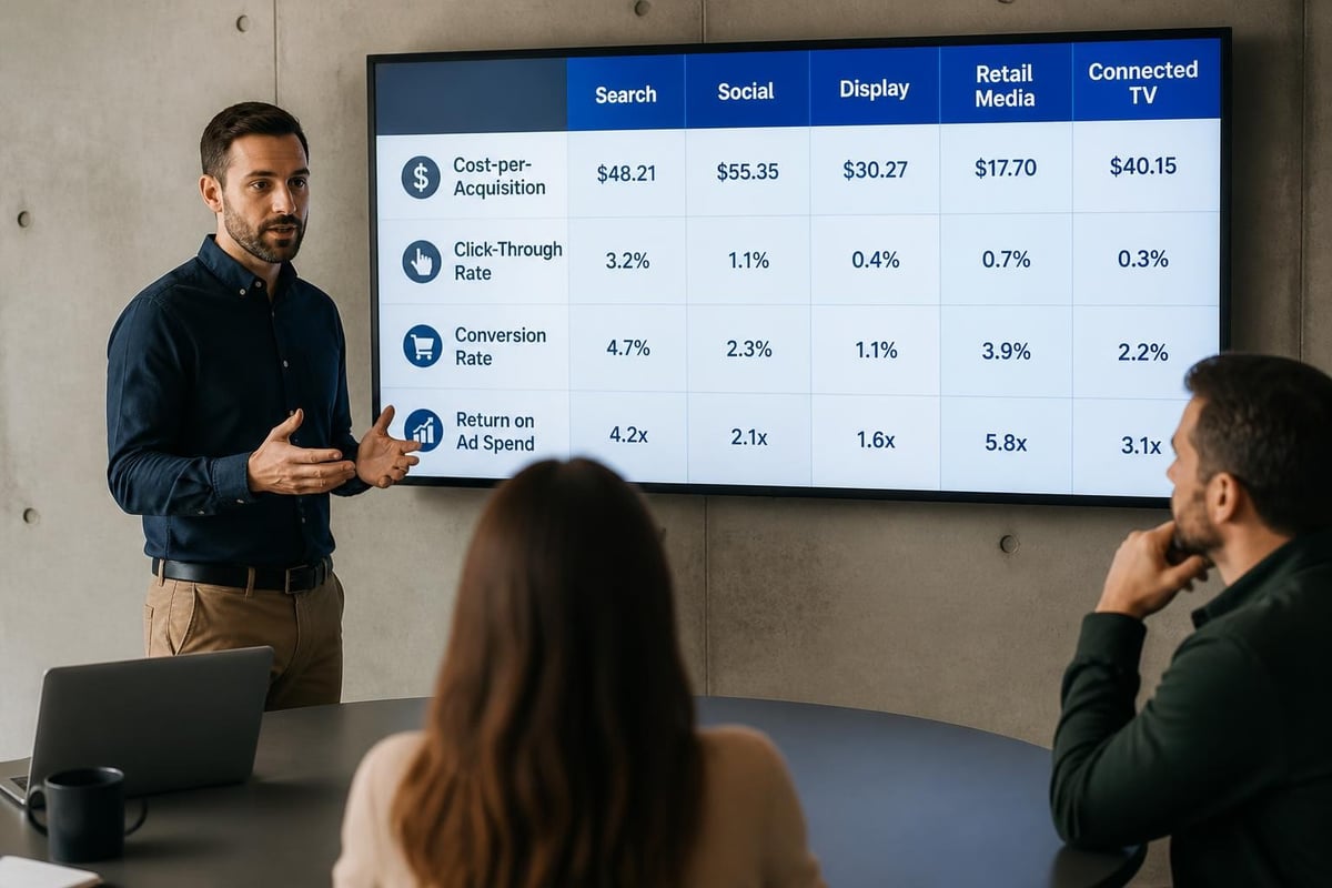 Cross-channel advertising metrics