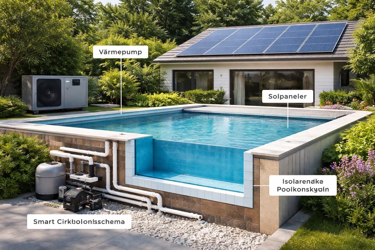 Energieffektiva poolsystem