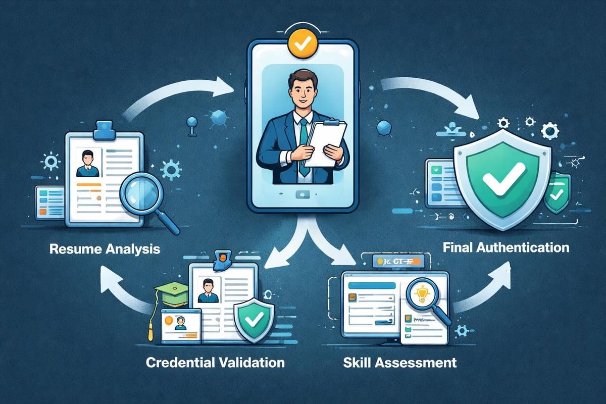 Verification workflow stages