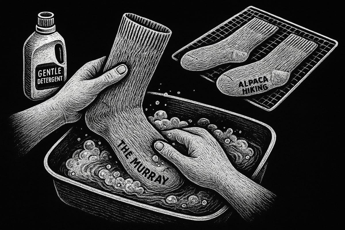 Proper Care and Maintenance of Alpaca Hiking Socks