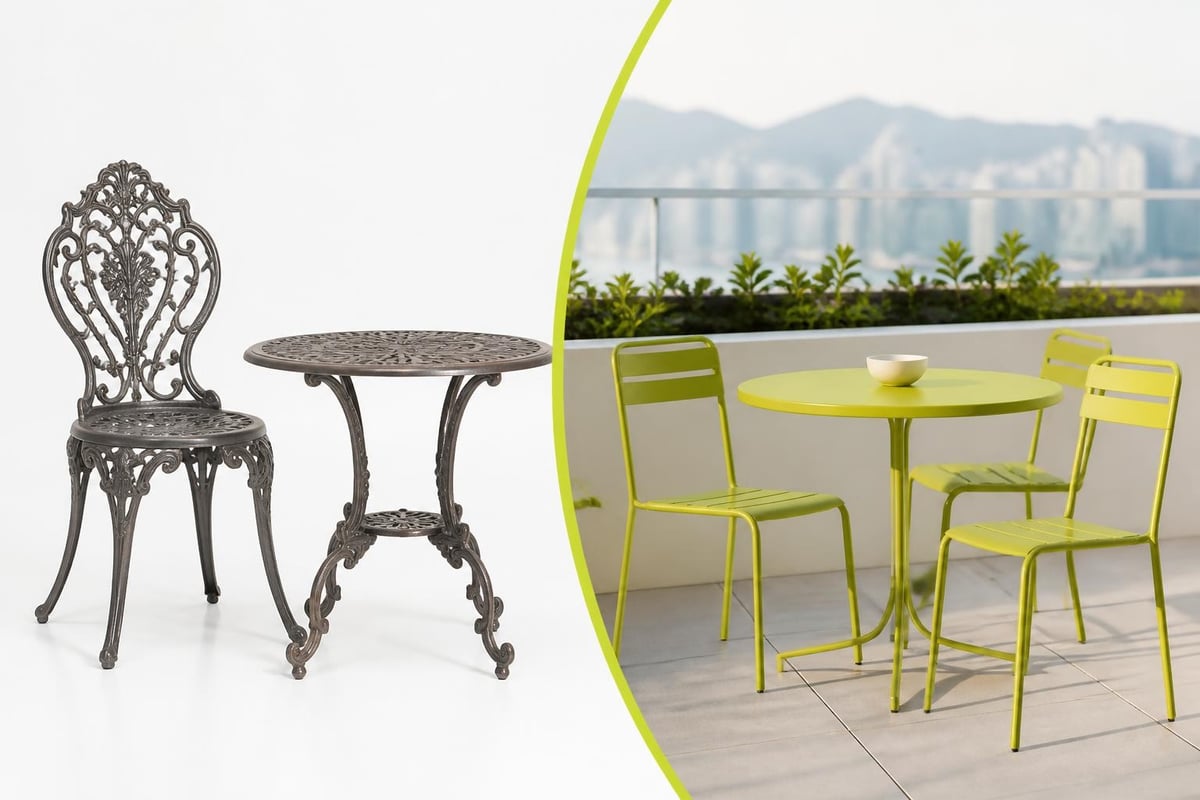 Cast iron furniture design evolution