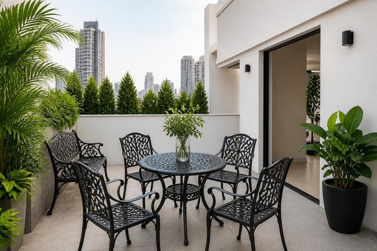 Cast iron furniture sizing guide