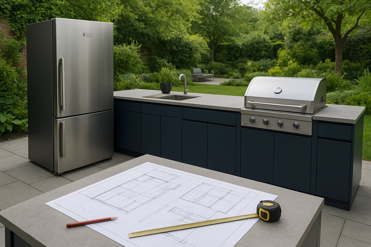 Planning Your Outdoor Kitchen With Refrigerator: Step-by-Step Guide