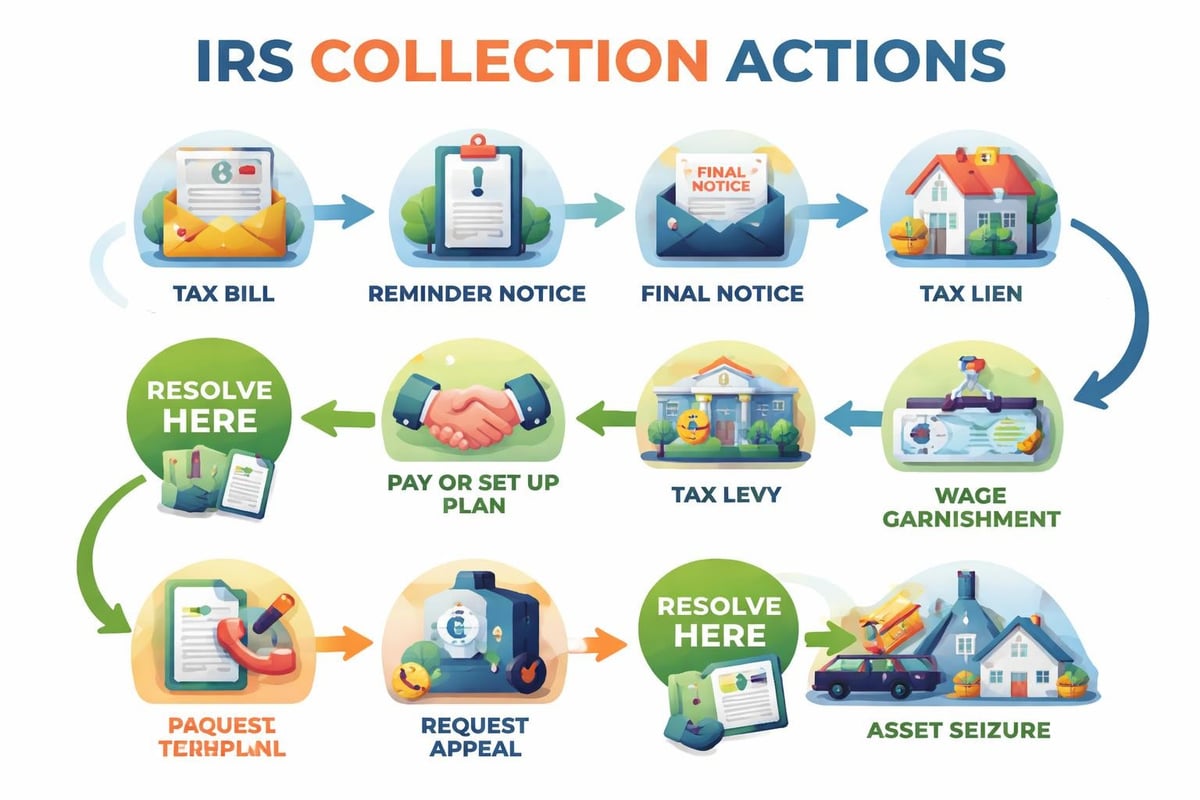 IRS collection enforcement timeline