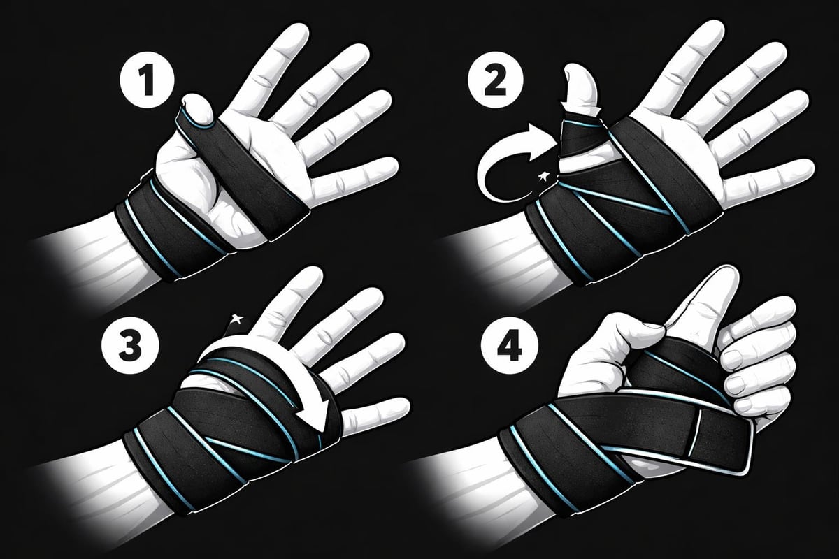 Wrapping technique steps