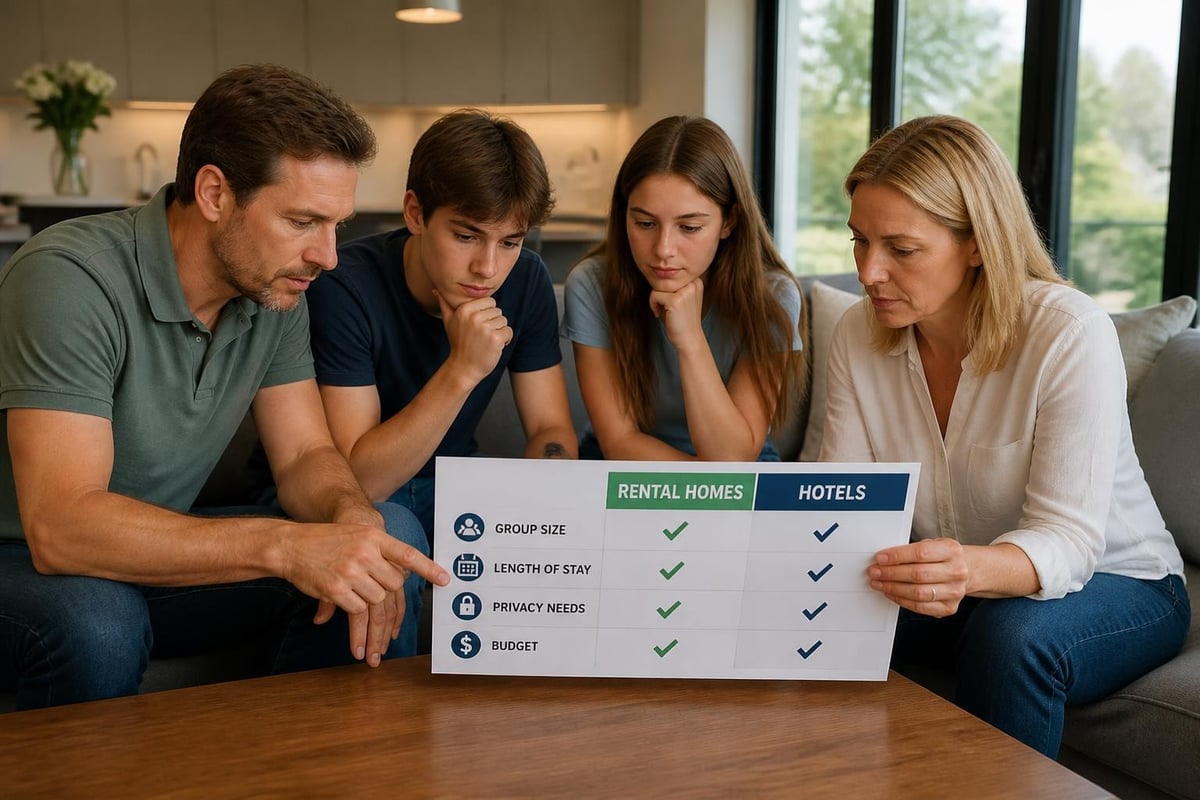 Accommodation selection criteria