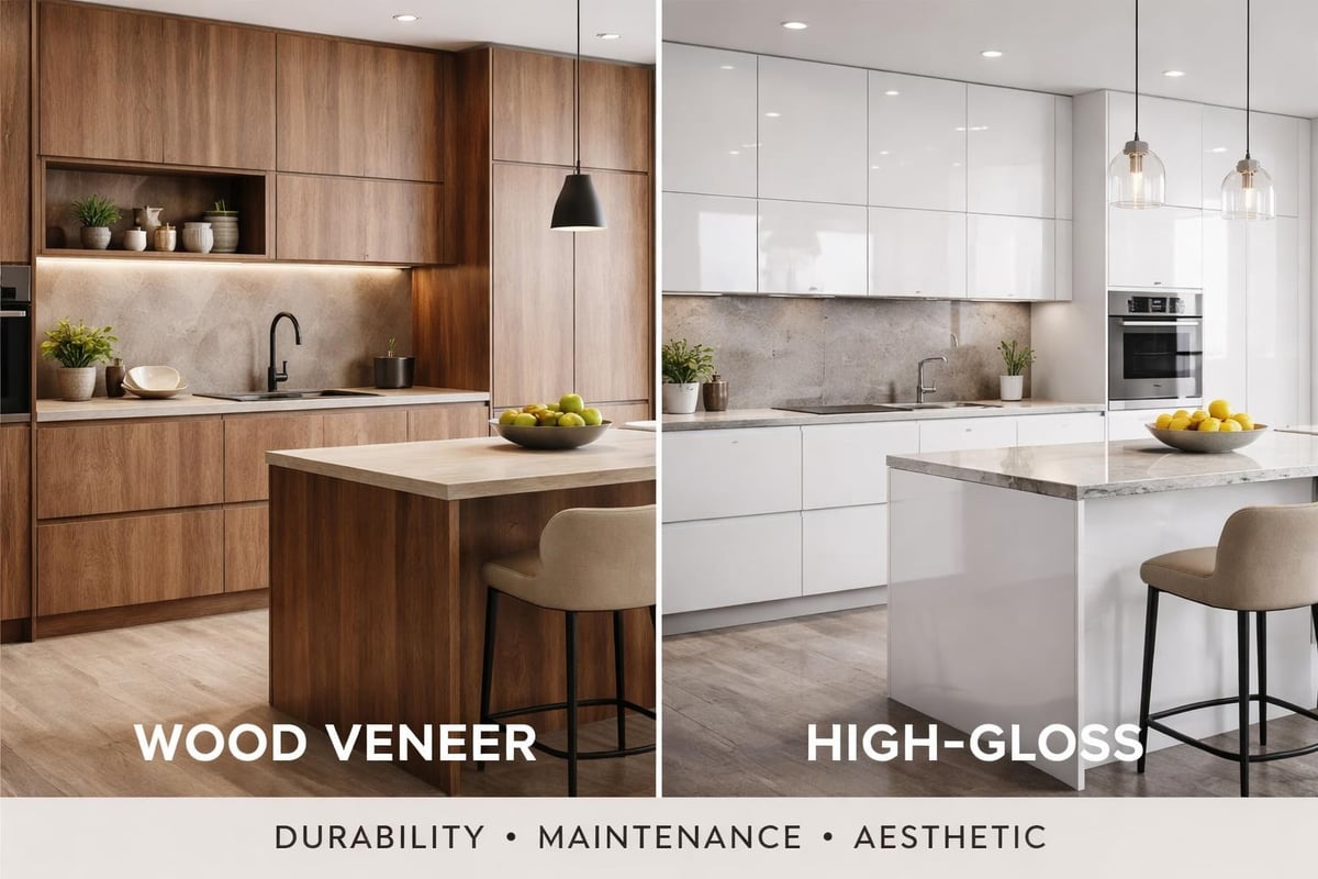Kitchen furniture material comparison