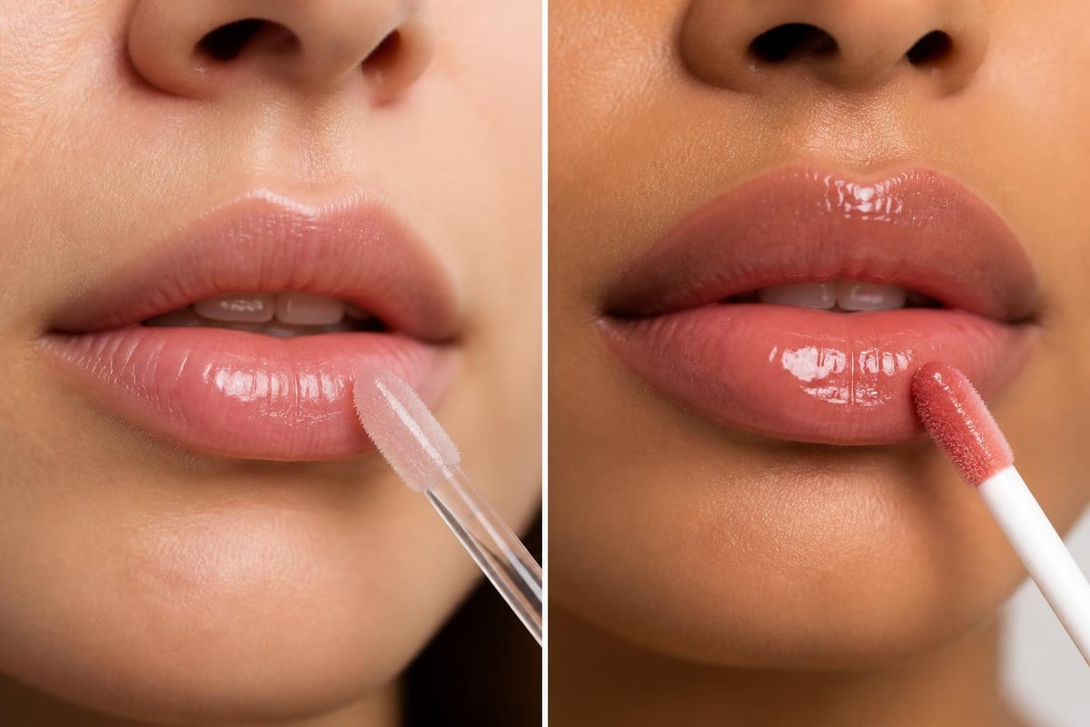 Lip oil versus lip gloss comparison