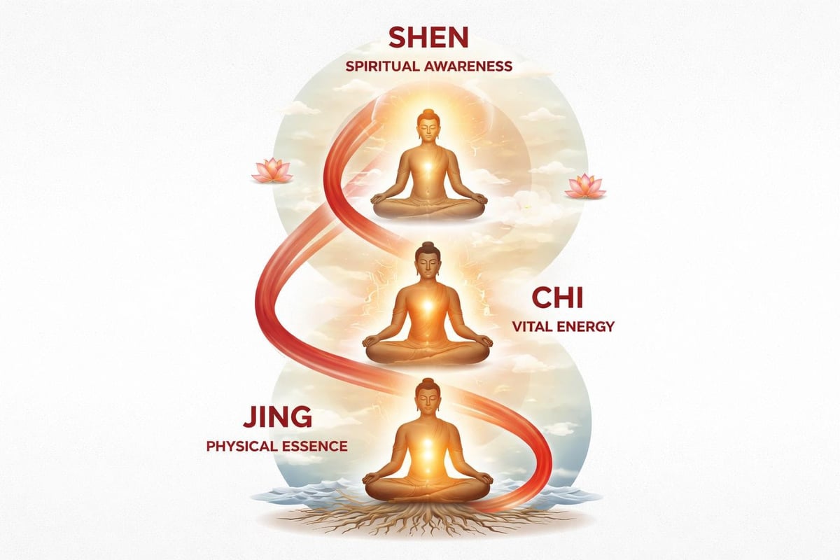 Three treasures of Taoist practice