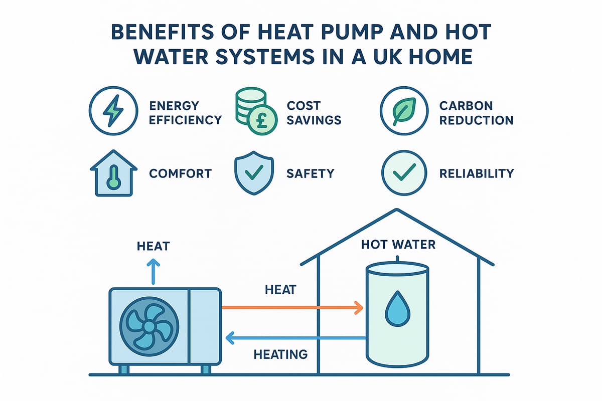 Benefits of Heat Pumps for Hot Water and Heating