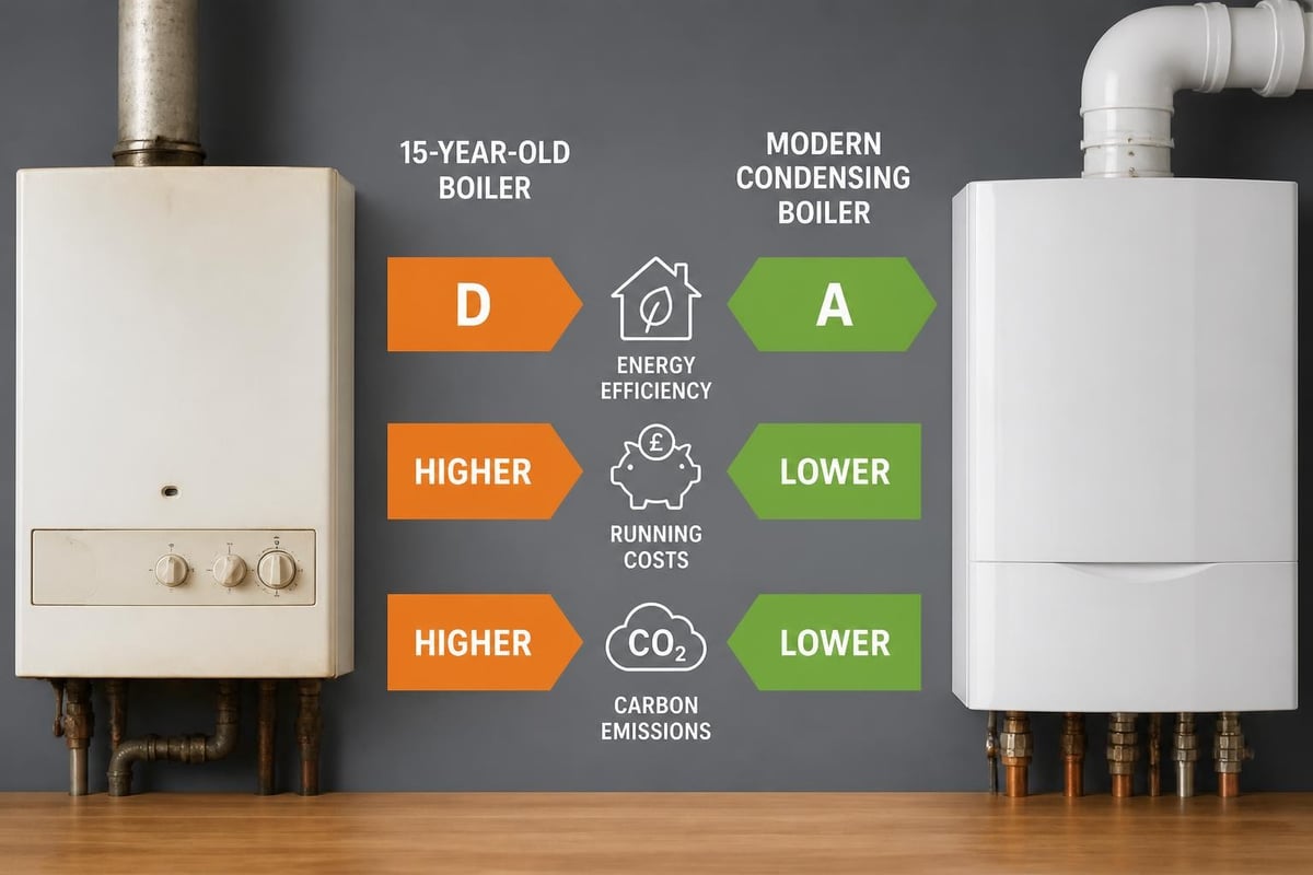 Boiler efficiency comparison