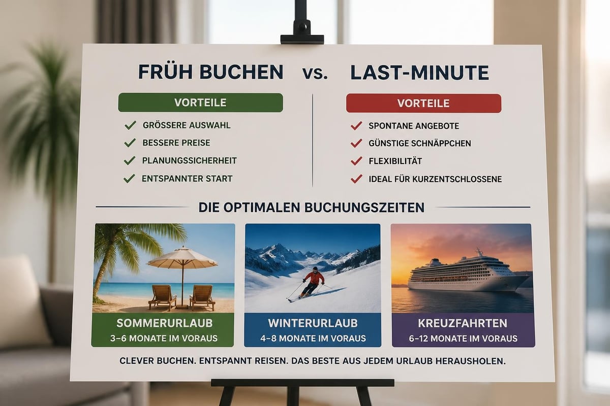 Frühbucher vs Last-Minute
