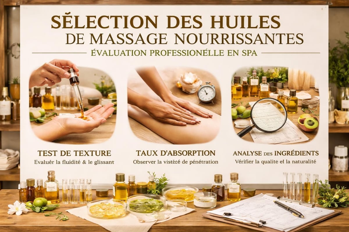 Sélection huile massage professionnel