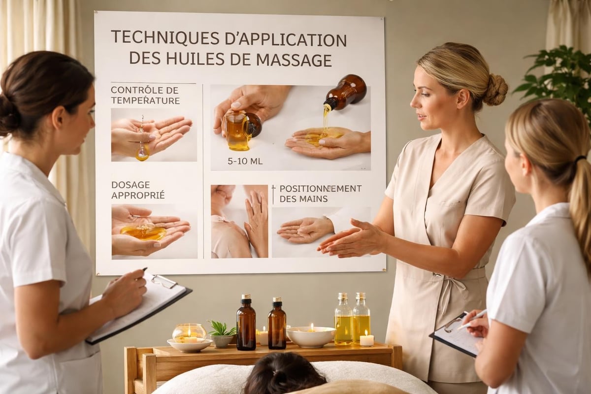 Formation massage huile nourrissante