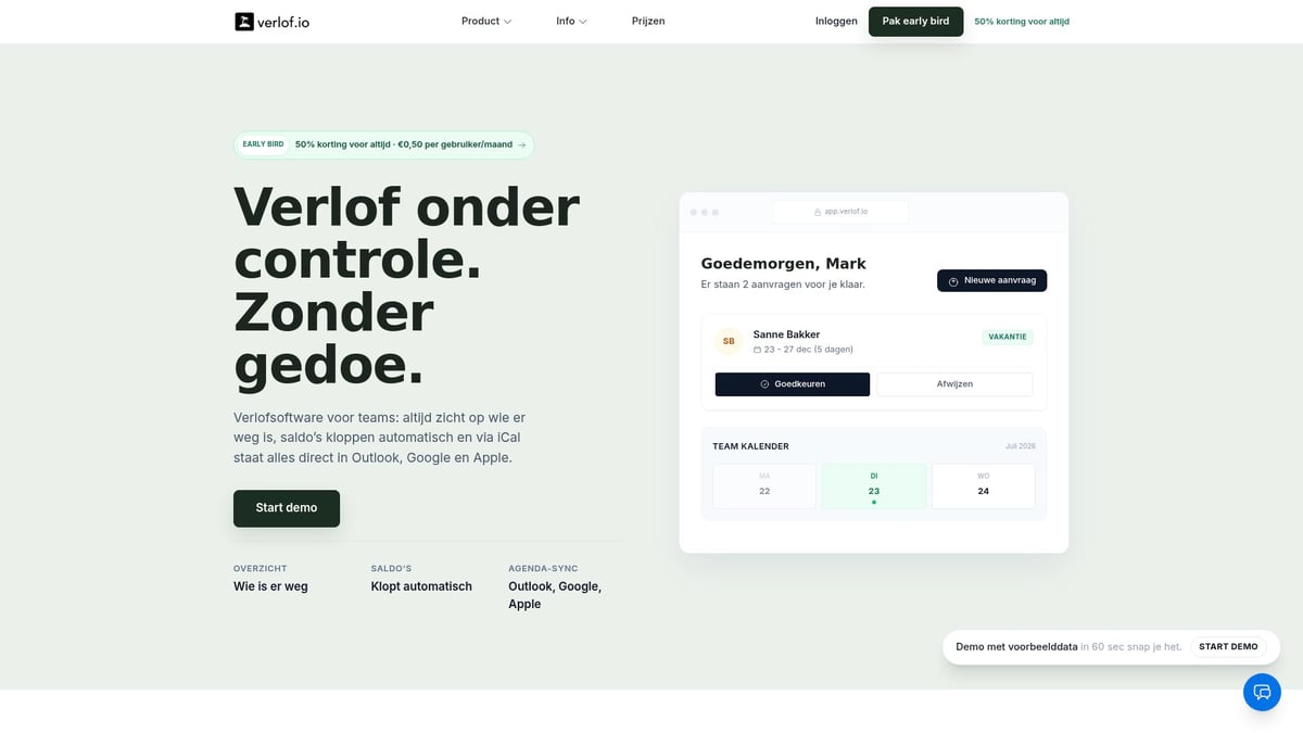 Ultieme Gids Voor Personeelsplanning In 2026 - Effici&euml;nt verlofbeheer en personeelsplanning combineren met Verlof.io