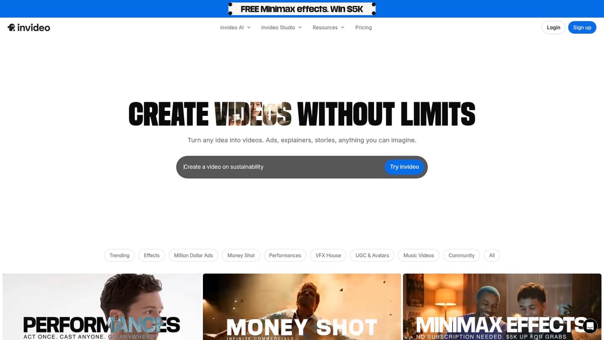 Top 7 Best Free AI Video Generator Tools for 2026 - InVideo