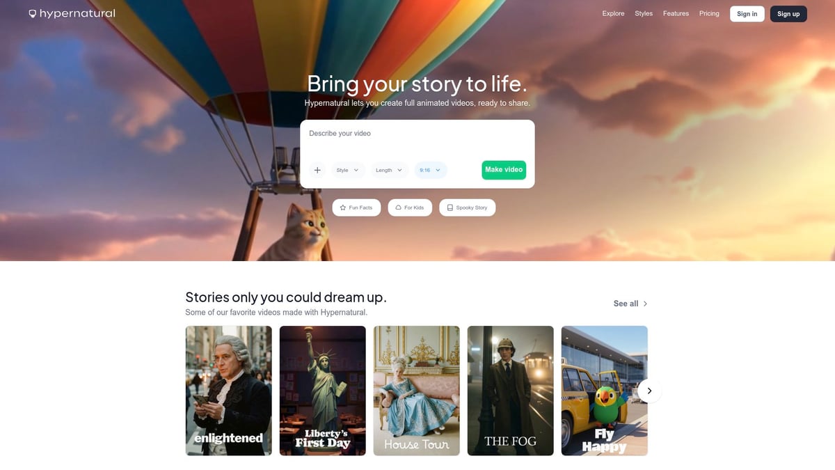 Top 7 Best Free AI Video Generator Tools for 2026 - Hypernatural
