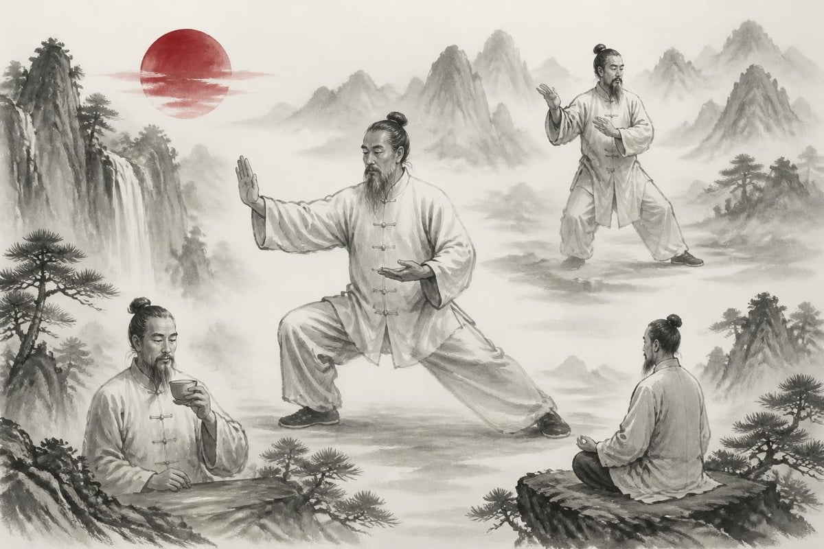 Daily tai chi practice