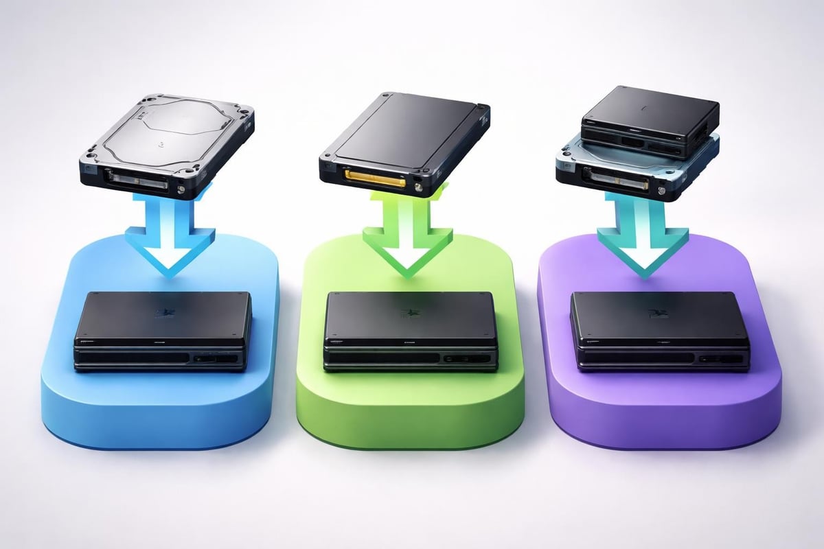 PS4 storage upgrade options