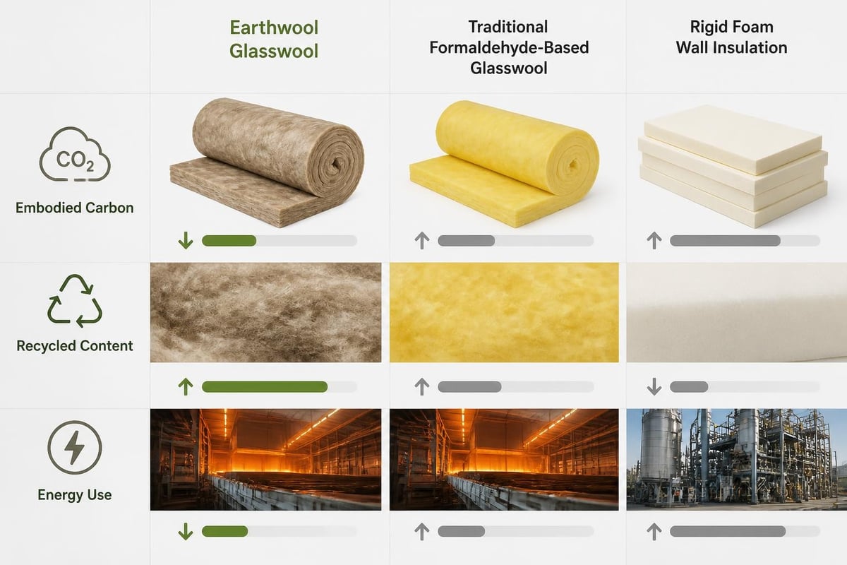 Earthwool environmental lifecycle comparison