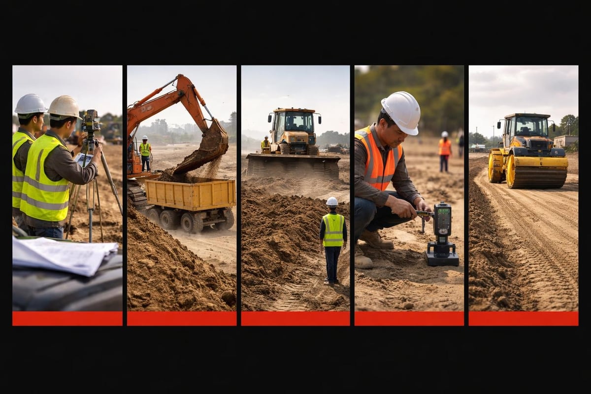 Earthworks project phases
