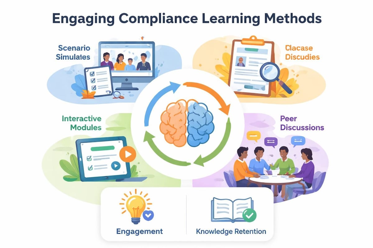 Interactive compliance training methods