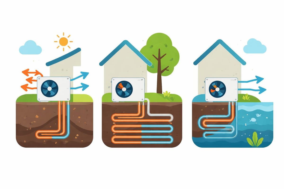 Wärmequellen Vergleich – Luft, Erdreich, Grundwasser Wärmepumpe