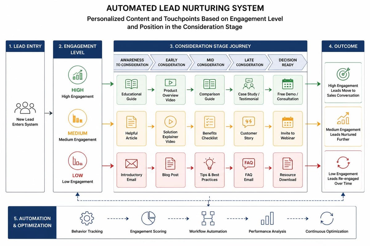 Lead nurturing workflow