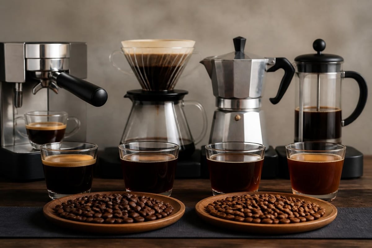 Méthodes extraction café