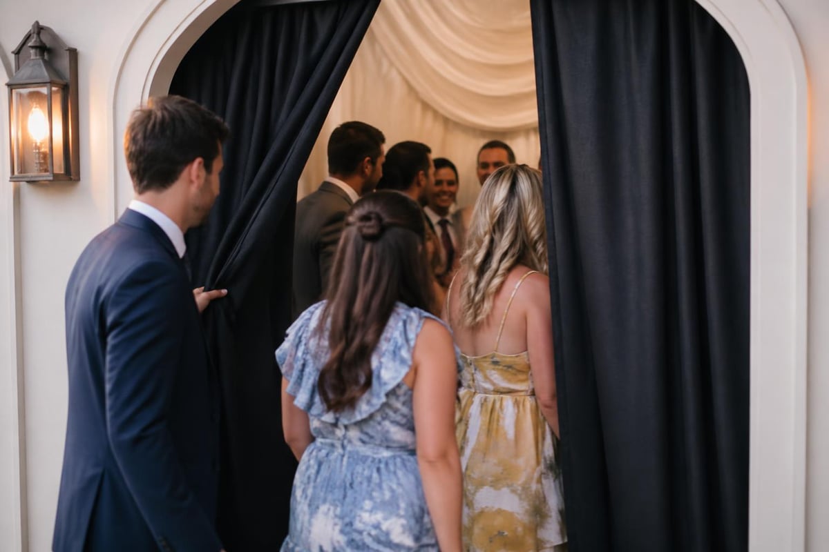 Wedding photo booth experience