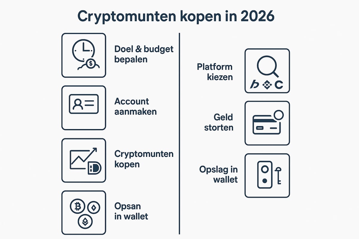 Stap-voor-Stap Cryptomunten Kopen in 2026