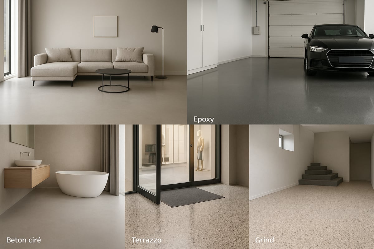 Prijzen per type gietvloer in 2026