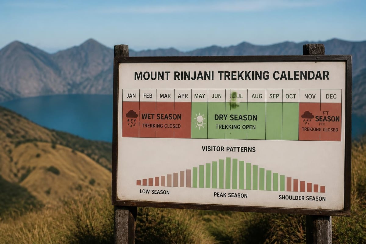 Best time for Rinjani trek