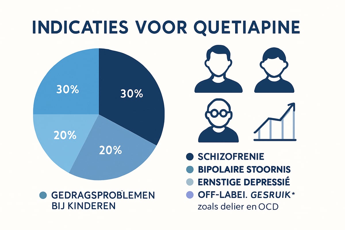Indicaties: Waarvoor wordt Quetiapine voorgeschreven?