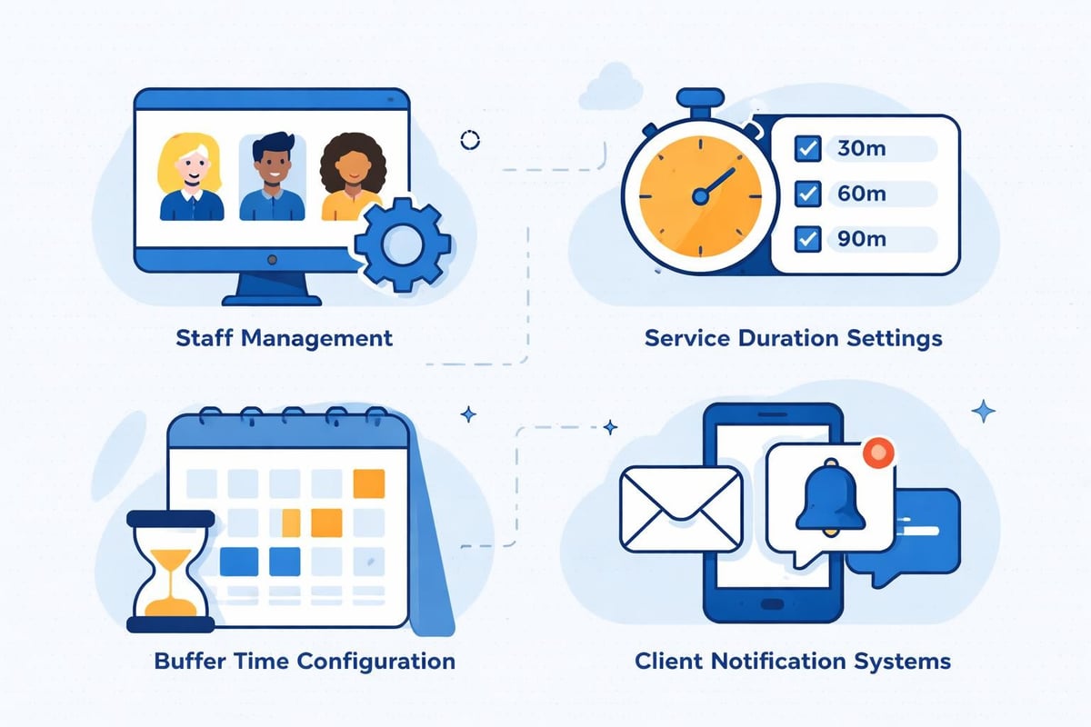 Salon booking requirements checklist
