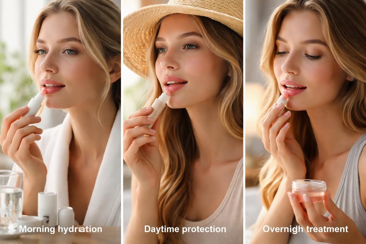 Daily lip care routine