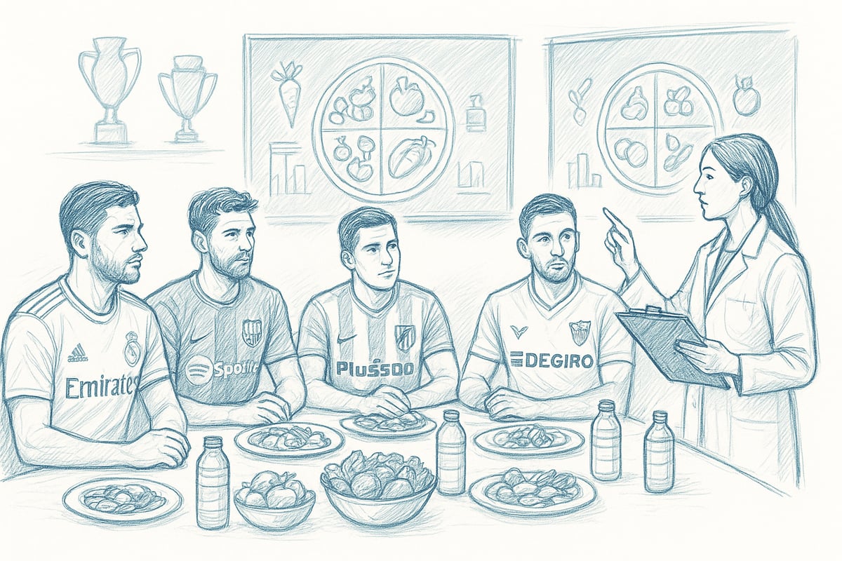 La importancia de la nutrición en el fútbol de alto rendimiento en España