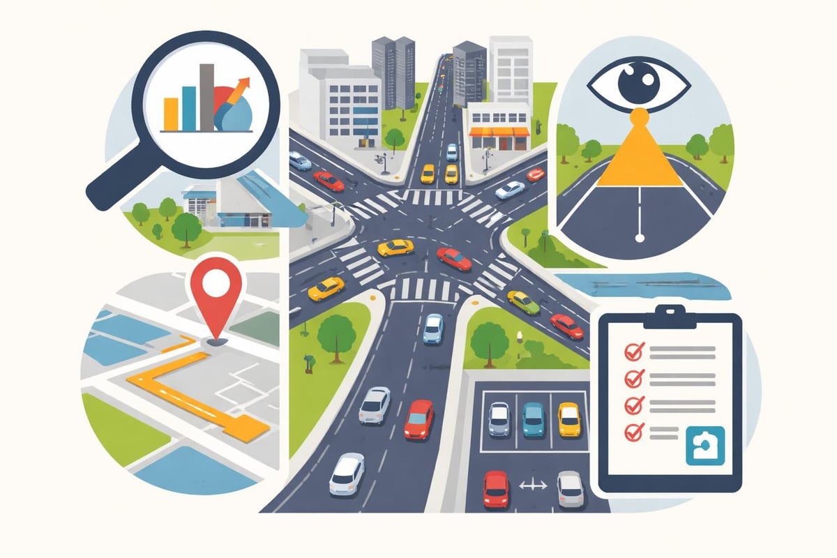 Transportation site evaluation factors