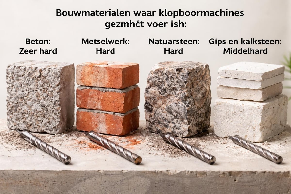Klopboormachine toepassingen