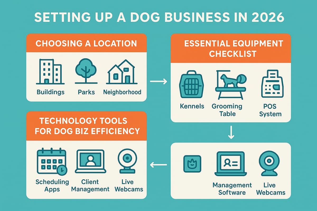 Step 3: Setting Up Your Dog Biz – Location, Equipment & Technology