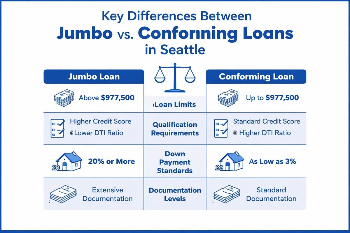 Jumbo vs conforming loan comparison