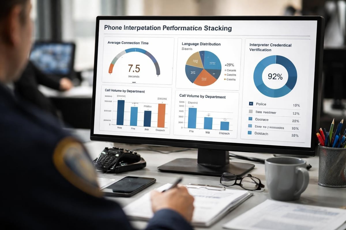 Quality metrics dashboard