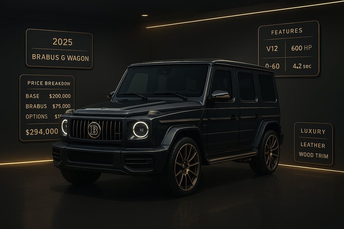 Price Breakdown: How Much Does a Brabus G Wagon Cost in 2025?
