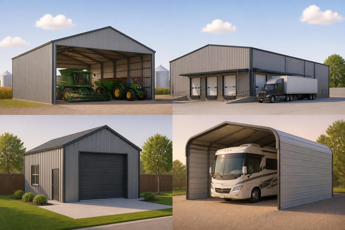 Diverse applications of steel buildings